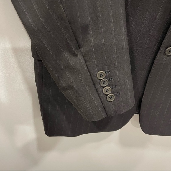 Ted Baker Endurance Stripe Wool Blend Sports Coat Jacket Size 42 Long - Picture 6 of 10